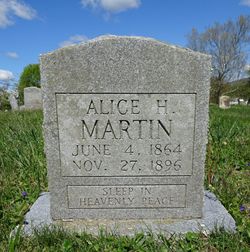 Alice <I>Hale</I> Martin 