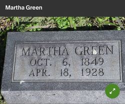 Martha Jane <I>Stroud</I> Green 