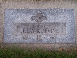 Julia Beatrice <I>Lynch</I> Devine 