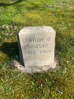 Gertrude Olive <I>Moore</I> Davison 