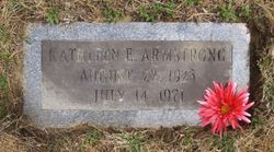 Kathleen E. <I>Bailey</I> Armstrong 