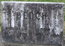 Mary Emily <I>Moorehead</I> Bench 