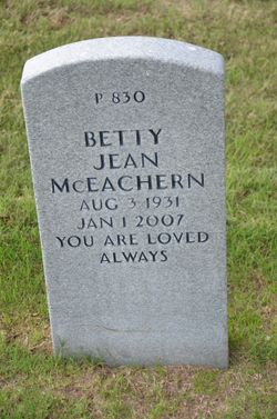 Betty Jean <I>Farthing</I> McEachern 
