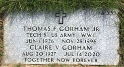 Thomas F Gorham Jr.