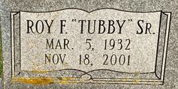 Roy Franklin “Tubby” Adkins Sr.