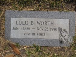 Lulu B <I>Bowman</I> Worth 