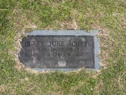 Betty June Achey 