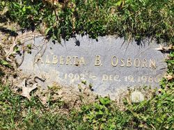 Alberta B. Osborn 