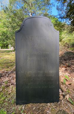 Anne <I>Wilson</I> Howe 