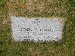Ethel <I>Saltmarsh</I> Adams 