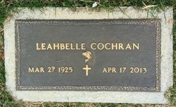 LEAHBELLE “Leah Belle” <I>Cole</I> COCHRAN 