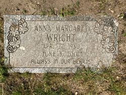 Anna Marie <I>Vought</I> Wright 