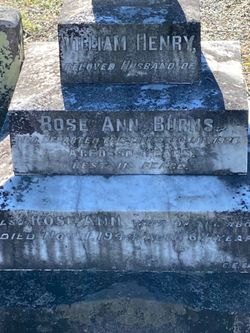 Rose Ann <I>Dunstan</I> Burns/England 