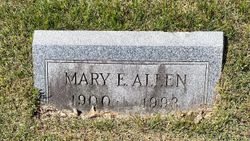 Mary E <I>Curran</I> Allen 