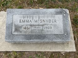 Emma Mabel <I>Unangst</I> Snyder 