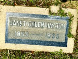 Jeanette “Janet” <I>Green</I> Haydon 