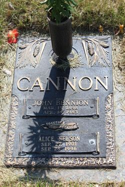 Alice <I>Nelson</I> Cannon 