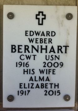 Alma Elizabeth <I>Carr</I> Bernhart 