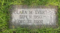 Clara M <I>Teeter</I> Evert 