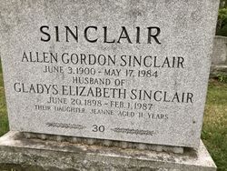 Gladys Elizabeth <I>Prewitt</I> Sinclair 