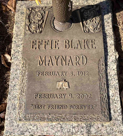 Effie Mae <I>Blake</I> Maynard 