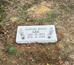 Hannah <I>Boggs</I> Gee 
