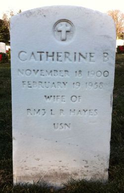 Catherine E <I>Burns</I> Hayes 