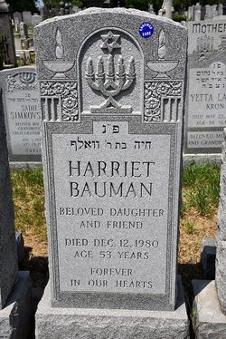 Harriet Bauman 