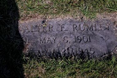 Walter E Rumley 
