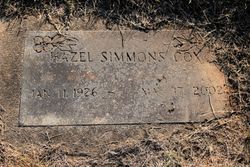 Hazel <I>Simmons</I> Cox 