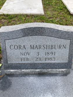 Cora <I>Alderman</I> Marshburn 