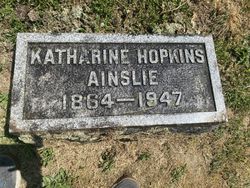 Katharine L. “Kate” <I>Hopkins</I> Ainslie 