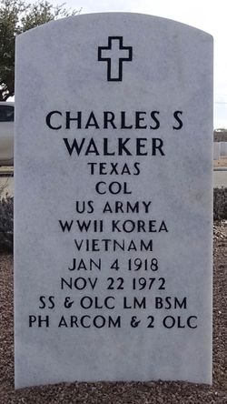 COL Charles Stanley Walker 