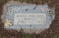 Minnie Pricilla <I>Pollard</I> Sensel 