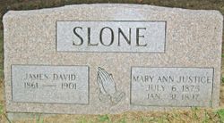 Mary Ann <I>Justice</I> Slone 