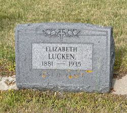 Elizabeth “Lizzie” <I>Botz</I> Lucken 