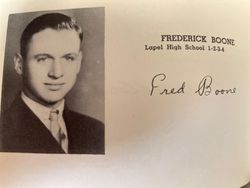 Frederick L “Wimpy” Boone 