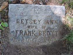 Betsey Ann <I>Stevens</I> Brott 