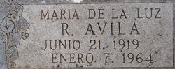 Maria De La Luz R Avila 