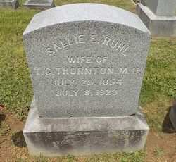 Sallie E. <I>Ruhl</I> Thornton 