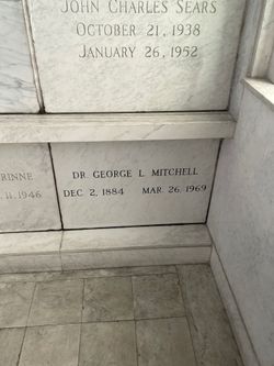 Dr George Luther “G.L.” Mitchell 