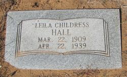 Leila Mae <I>Childress</I> Hall 