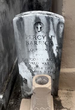 PVT Percy J Barrios 