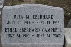 Ethel Margaret <I>Eberhard</I> Campbell 