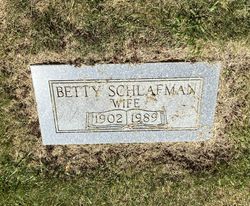 Betty <I>Chaimson</I> Schlafman 