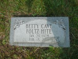Betty Lee <I>Cave</I> Hite 