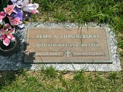 Alma K Throneberry 