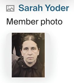 Sarah <I>Yoder</I> Lehman 