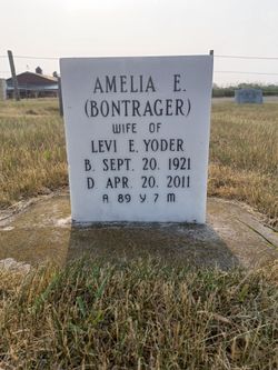 Amelia E <I>Bontrager</I> Yoder 