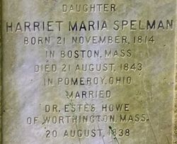 Harriet Maria <I>Spelman</I> Howe 